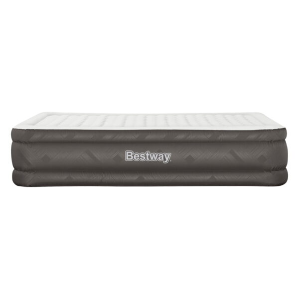 Bestway Air Mattress Queen Inflatable Bed 46cm Airbed Grey - Image 4