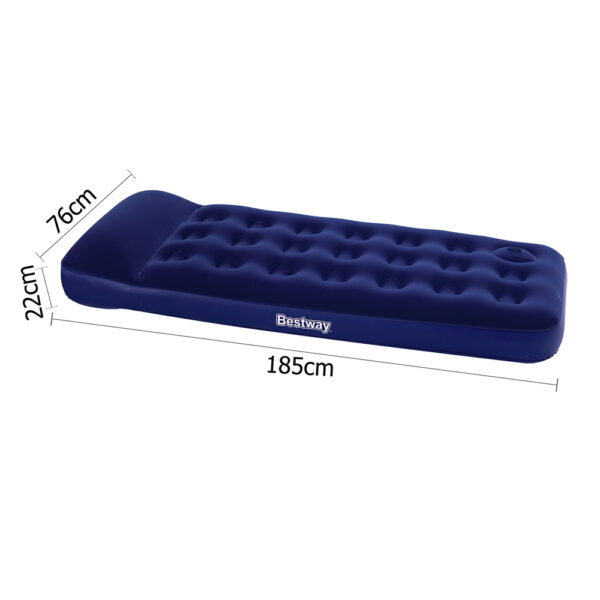 Bestway Single Size Inflatable Air Mattress - Navy - Image 2