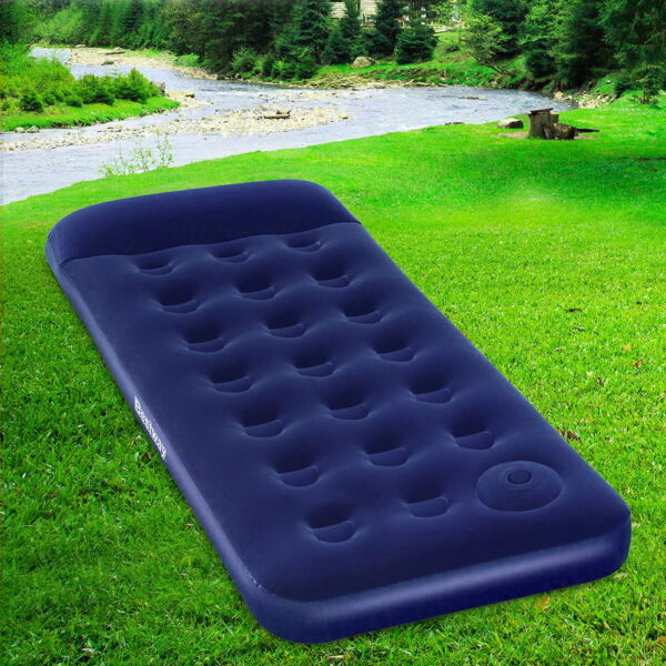 Bestway Single Size Inflatable Air Mattress - Navy - Image 8