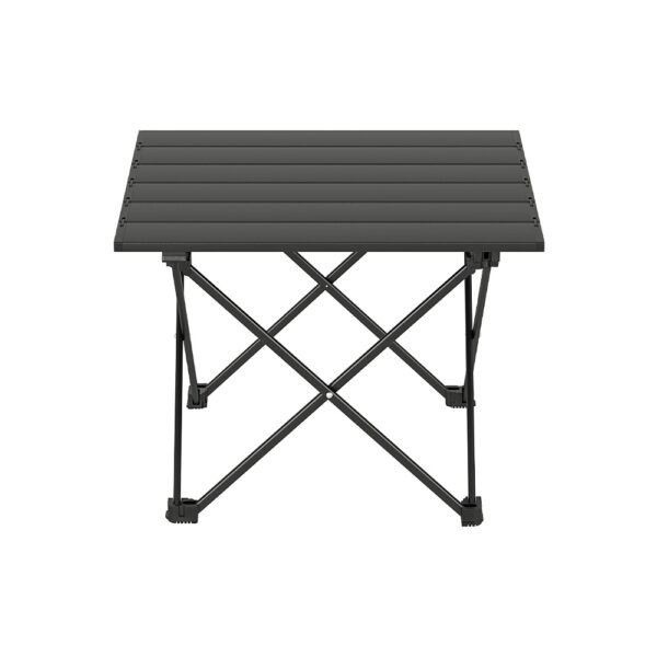 Weisshorn Folding Camping Table 40CM Roll Up Outdoor Picnic BBQ Aluminium Desk - Image 3