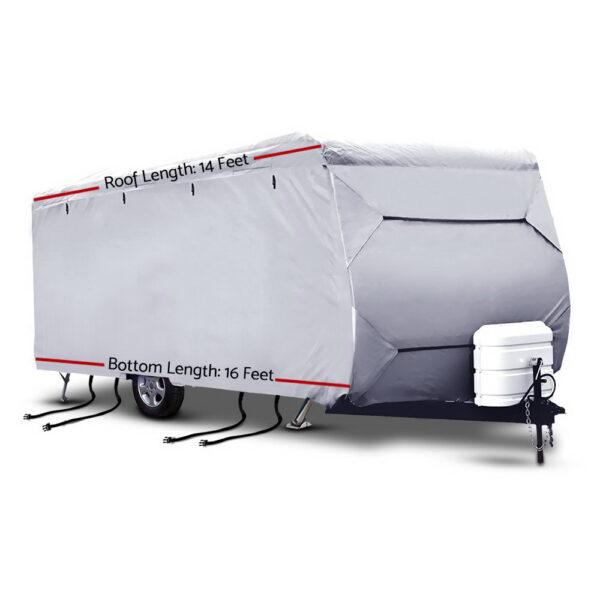 Weisshorn 14-16ft Caravan Cover Campervan 4 Layer UV Water Resistant - Image 2