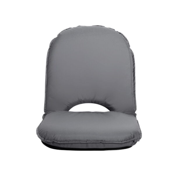 Artiss Floor Lounge Sofa Camping Chair Grey - Image 3