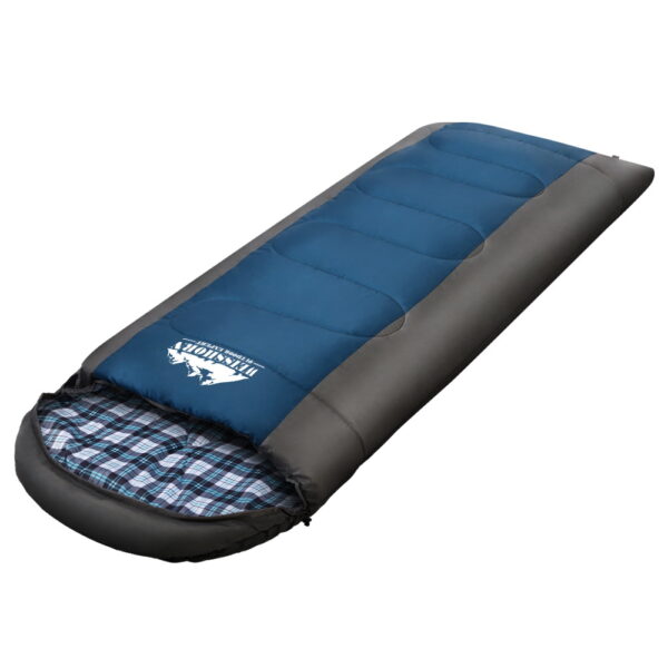 Weisshorn Sleeping Bag Single Thermal Camping Hiking Tent Blue -20°C - Image 3