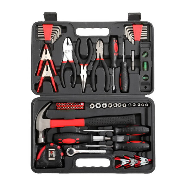 Giantz 70pcs Tool Kit Set Box Household Toolbox Repair Hard Case Black - Image 3