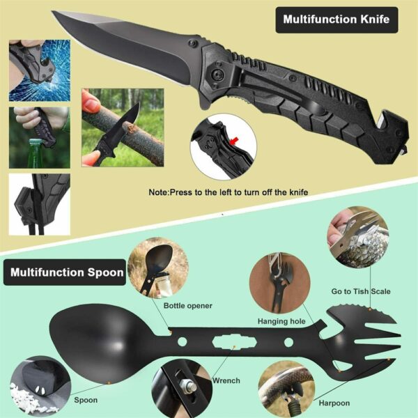 32 In 1 Emergency Survival Equipment Kit Camping SOS Tool Sports Tactical Hiking - Image 5