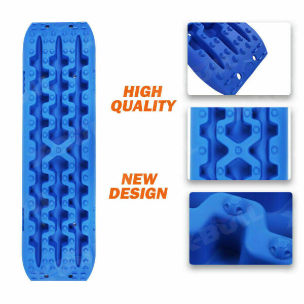 X-BULL Recovery tracks Mud Snow / Sand tracks / Grass 4X4 Caravan 2pairs 4WD Gen 3.0 - Blue - Image 2