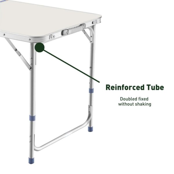 KILIROO Camping Table 120cm Silver (With 4 Chair) - Image 3