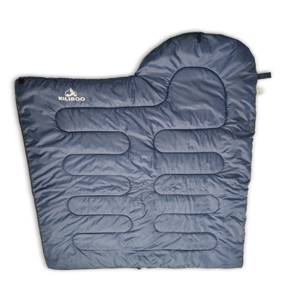 KILIROO Sleeping Bag 350GSM Navy Blue - Image 3