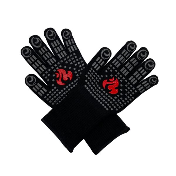 KILIROO BBQ Grill Gloves 35cm With Non-Slip Silicone - Image 2