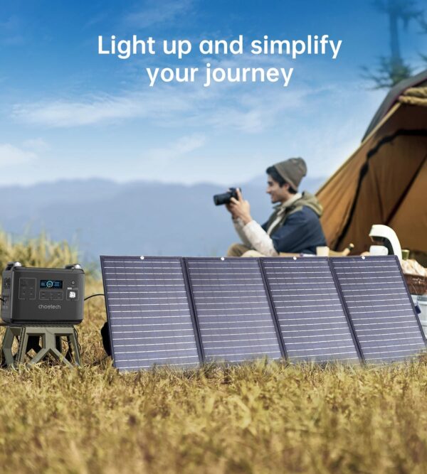 CHOETECH SC010 160W Foldable Solar Charger - Image 8