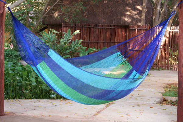 The out and about Mayan Legacy hammock Double Size in Oceanica colour - Image 5