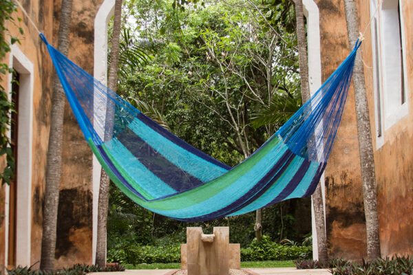 The out and about Mayan Legacy hammock Double Size in Oceanica colour - Image 9