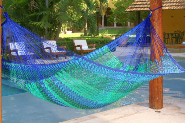 Outdoor undercover cotton Mayan Legacy hammock King size Caribe - Image 3