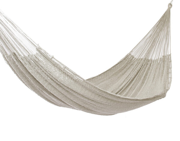 Mayan Legacy Queen Size Outdoor Cotton Mexican Hammock in Marble Colour - Image 9